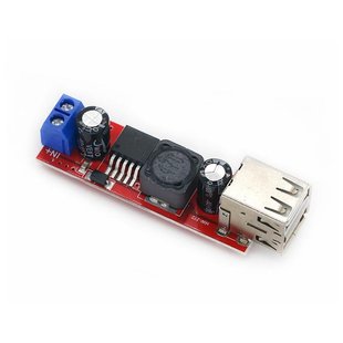 DC 6V-40V до 5V 3A Подвійна зарядка USB DC-DC  04583 фото