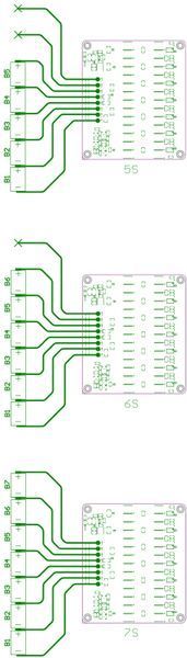 Активний балансир 5A 5S&ndash;7S EK-C7S5A для Li-ion / LiFePO4 акумуляторних батарей 70011 фото
